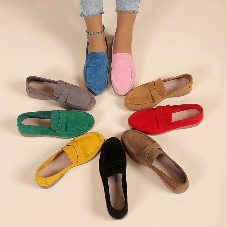 Women Work Shoes Comfortable for Work Autumn Fashion Women Casual Flat Shoes Plus Size 35-43 Non-slip Platform Zapatos De Mujer