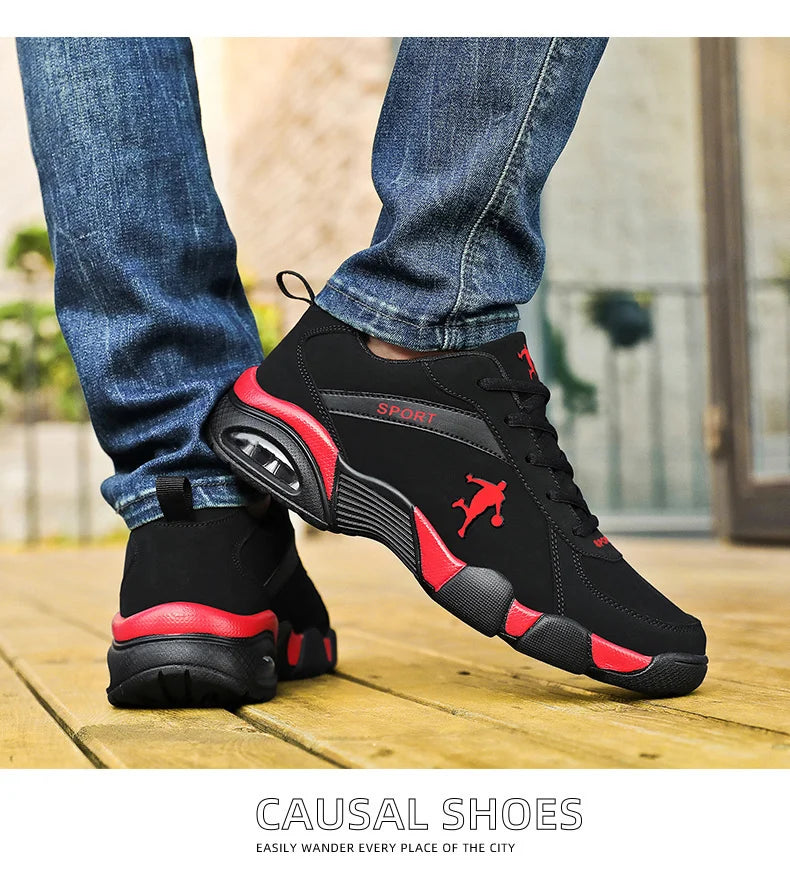 Men's Sneakers 2025 New Men Shoes Outdoor Waterproof Sneakers Non Slip Comfortable Walking Black Sports Shoes for Men