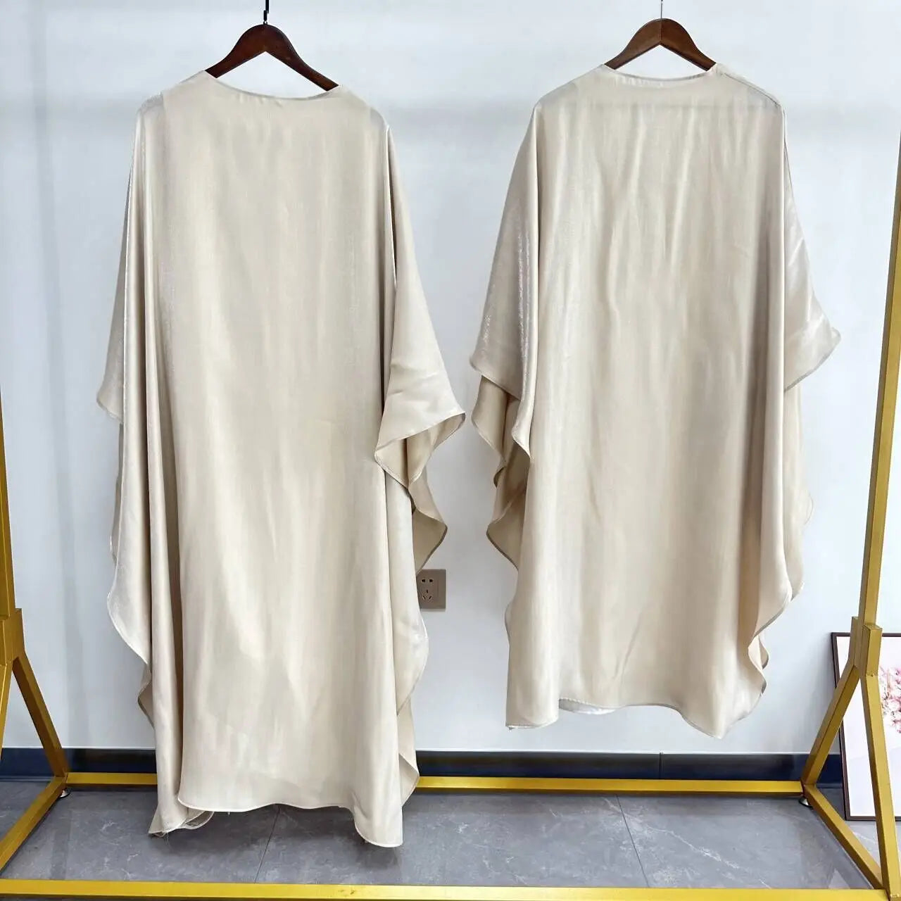 New Mother and Daughter Abaya Dubai Muslim Women Kids Girls Maxi Dress 2pcs Set Eid Djellaba Jalabiya Turkey Kimono Islamic Robe