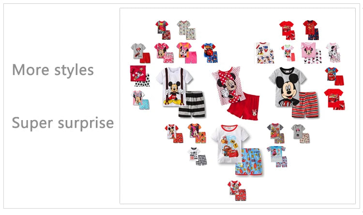 New Summer Casual Frozen Snow Queen Children's Short Sleeve Pajamas Cartoon Suit Girls Cotton Kids Pajamas Dress Costumes