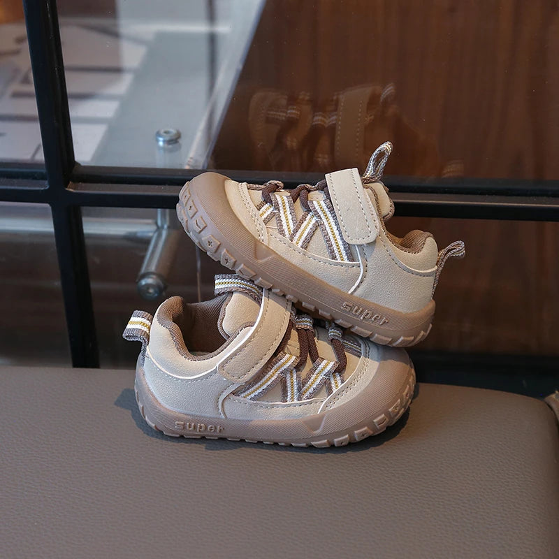 Baby Girls Casual Shoes Outdoor Children Sneakers Non-slip Soft Sole Toddler Kids Shoes Autumn Winter Comfortable Infant Shoes