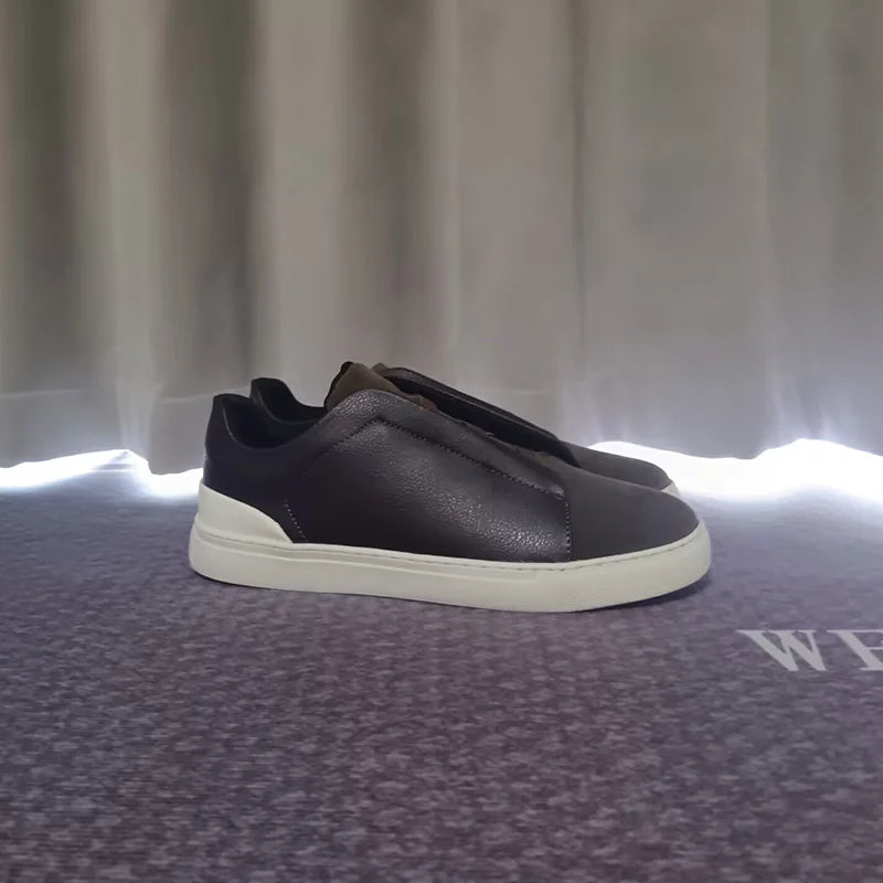 Men's Shoes Luxury Artificial Leather Casual Designer Fashion Outdoor Trekking Moccasins Loafers Sneakers For Men Trends 2025