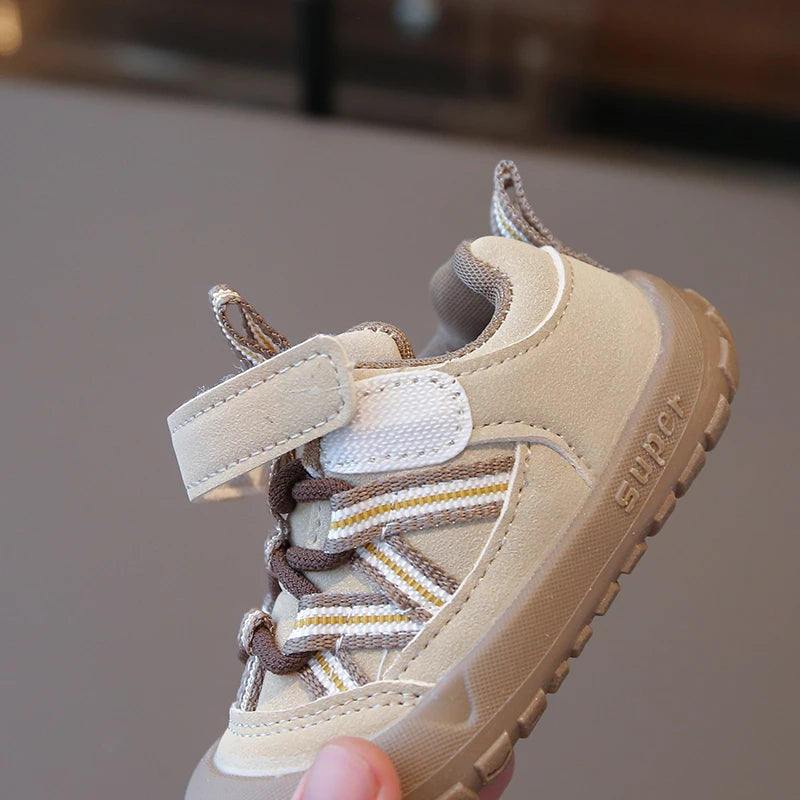 Baby Girls Casual Shoes Outdoor Children Sneakers Non-slip Soft Sole Toddler Kids Shoes Autumn Winter Comfortable Infant Shoes