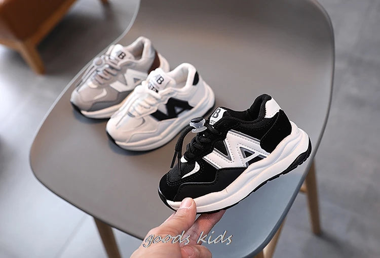 New Basket Kids Sneakers Boys Non-slip Shoes for Children Sneakers Girls Shoes Anti-slippery Leather Running Footwear Trainers