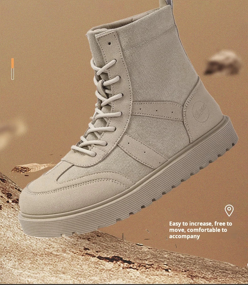 Boots Winter Mens Shoes Casual Cowboy Tactical Motorcycle Chelsea Ankle Work Leather Outdoor Designer Luxury Hiking