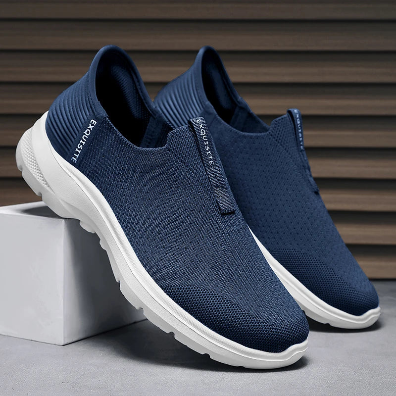 2025 Men's Walking Shoes Summer Fashion Casual Sneakers Outdoor Breathable Slip-on Comfortable Mans Shoes Zapatos Para Hombres