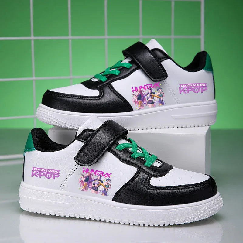 KPop Demon Hunters Children's Sneakers For Girls Running Tennis Student Casual Shoes Comfortable Kids Shoes Gift Size 28-40