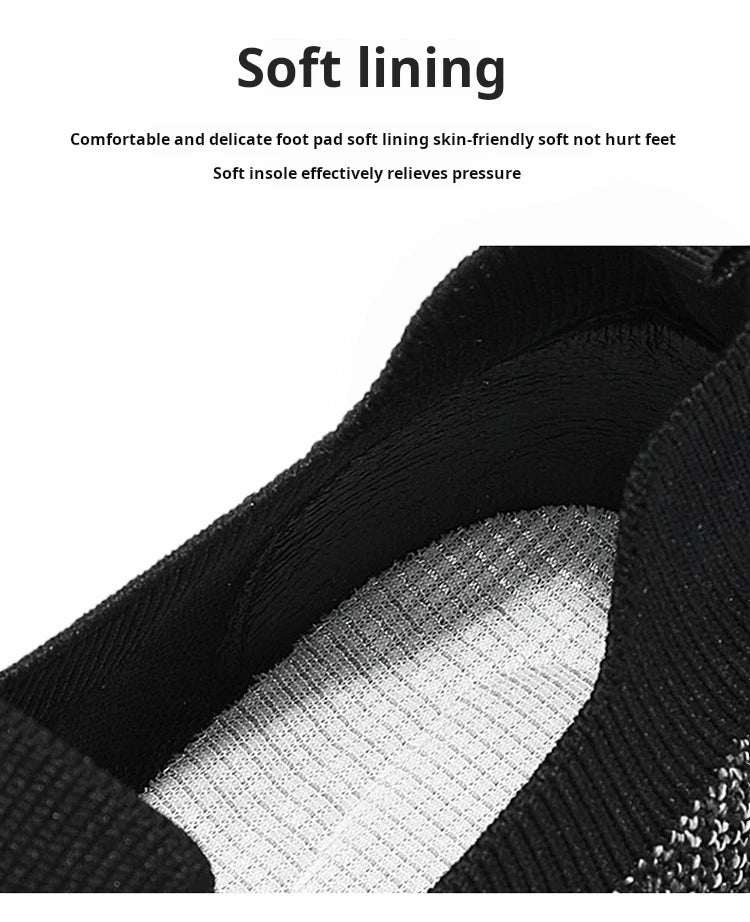 Men's Casual Shoes with Simple Mesh Design Flat Low-top Spring and Summer Shallow-mouthed Wearing Style Versatile Walking Shoes