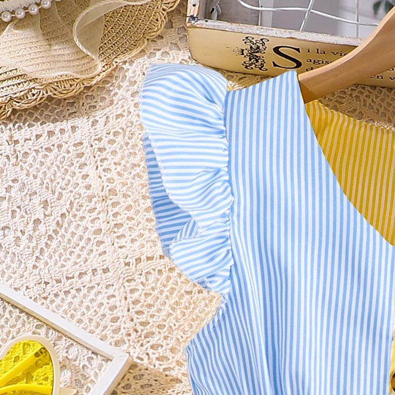 Kids Dress For Girls 8-12 Years Summer Girls Dopamine Dress Graduation Birthday Party Event Fresh Sweet Style Girls Dress