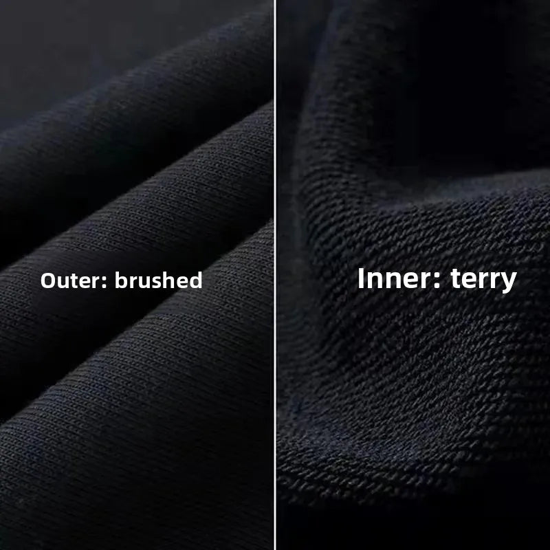 Men's Sportswear Hoodie Set Casual Long Sleeve round Neck Running Pants Two-Piece Suite Autumn Clothing Comfortable Breathable