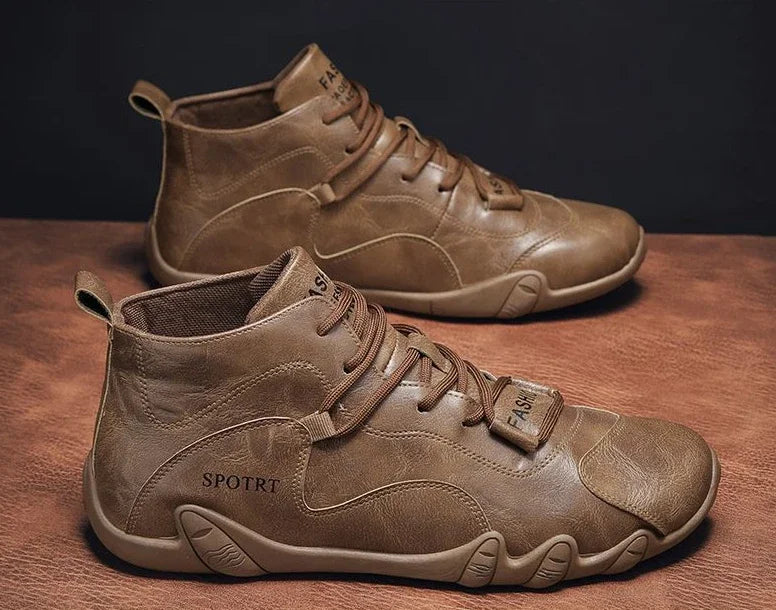 Moccasin Soft Leather Shoes For Men Flat Man Casual Shoe Fashion 2025 Cheap Clearance Korean Style Classic Original Slip-on Pu