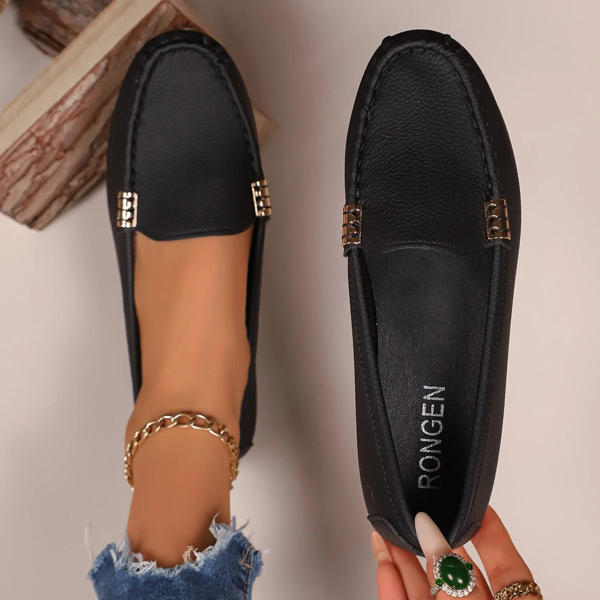 Women Loafers 2025 New Lightweight Shoes for Women Comfortable Casual Sneakers Slip on Ballet Flat Shoes Women Zapatos De Mujer