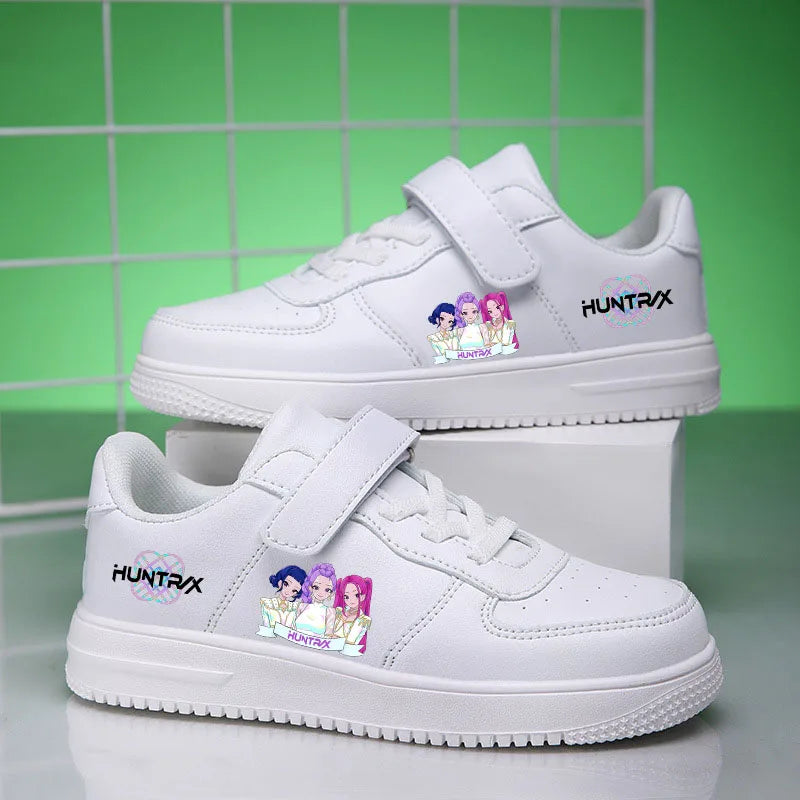 KPop Demon Hunters Children's Sneakers For Girls Running Tennis Student Casual Shoes Comfortable Kids Shoes Gift Size 28-40