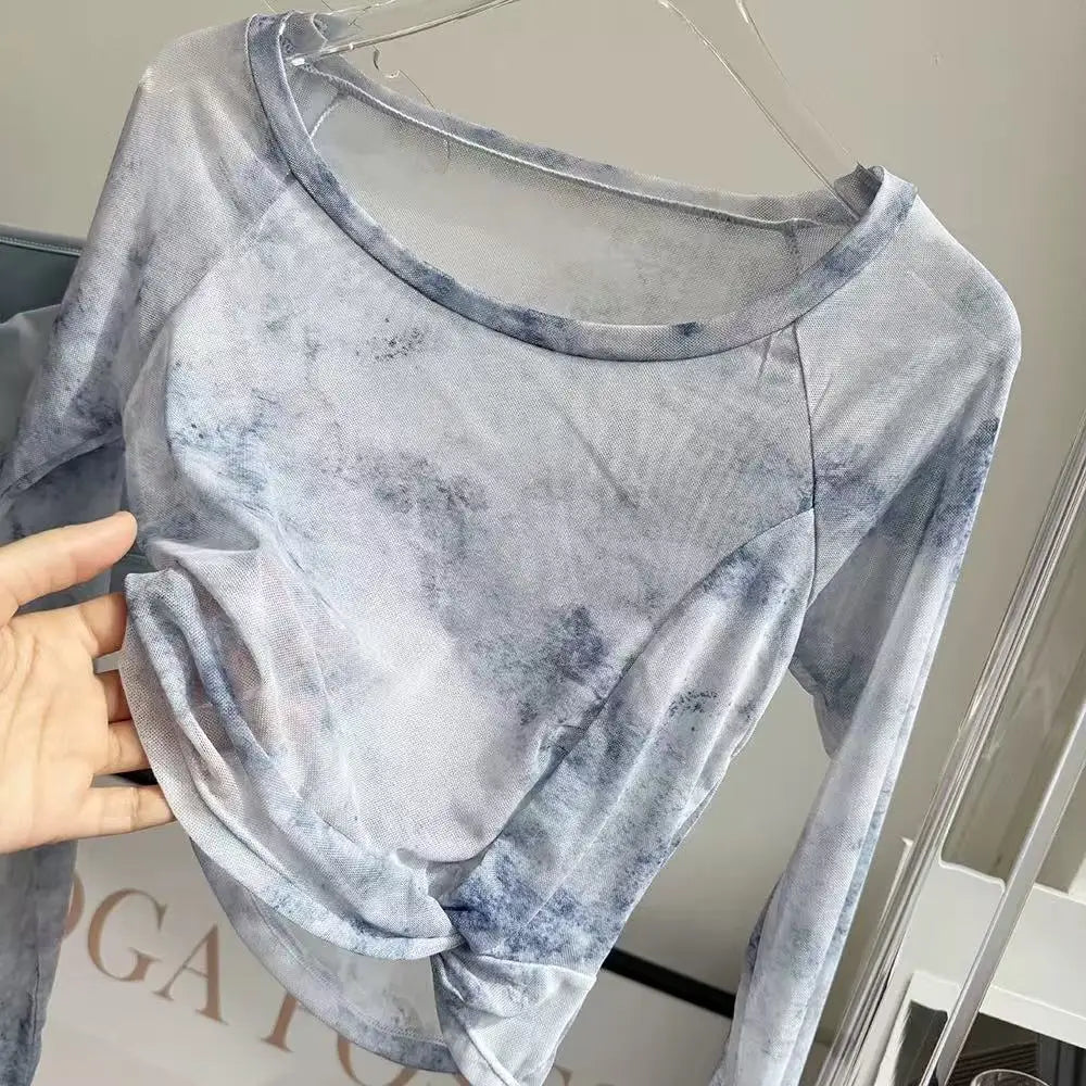 2PCS Gym Top Bra with T-Shirt Women Fitness Sport Crop Top Sexy Long Sleeve Shirt Quick Dry Yoga Shirt Outdoor Clothes