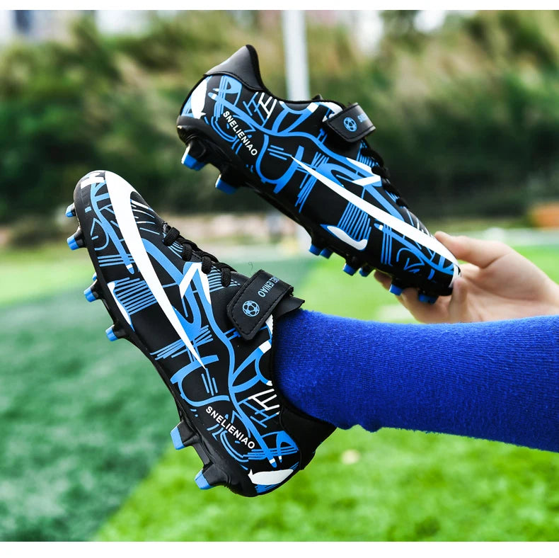 Soccer Shoes Kids Football Shoes TF/FG Cleats Grass Training Sport Footwear Trend Sneaker For Boys Chaussures De Football