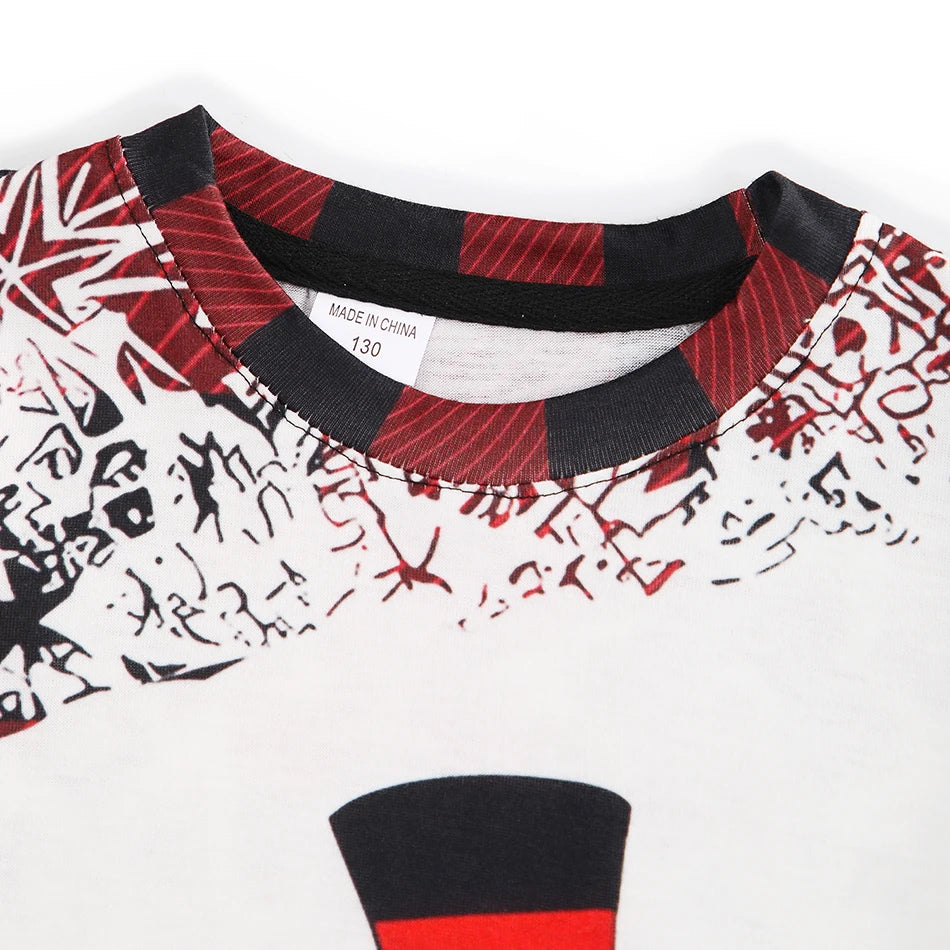 Kids Christmas Dress For Girls Clothes Autumn Winter 2026 New Children Cute Cartoon Print Long Sleeve Xmas Party Casual Dress