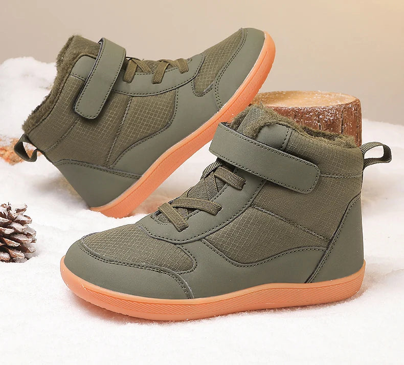 Kids Barefoot Snow Boots Winter Warm Boots for Girls Boys Outdoor Walking Non-slip Children's Shoes Girls' Boy Shoes Sneakers