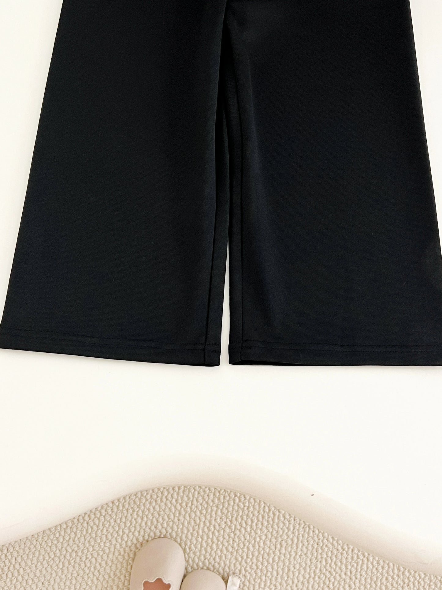 children's clothing for 3-7 years  white bow printed long-sleeved top + pants autumn girls set