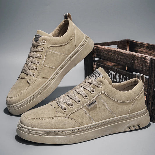 Men's Shoes 2025 New Spring Work Safety Shoes, Anti-slip, Wear-resistant, Versatile Casual Sports Work Shoes, Men's Board Shoes