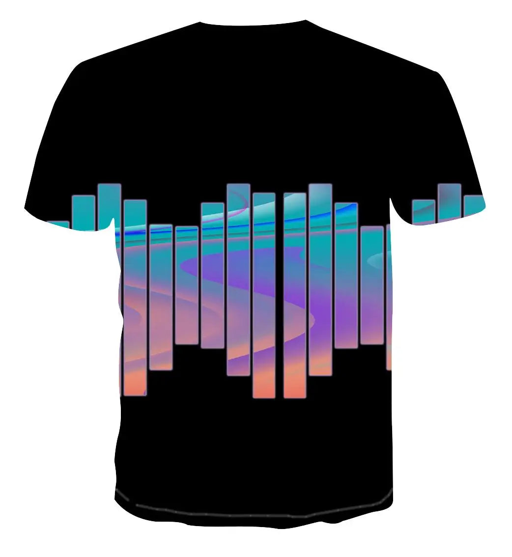 2022 New Summer Men's 3d T-shirt Casual Short-sleeved O-neck Fashion Funny Printing T-shirt Men and Women T-shirt High-quality