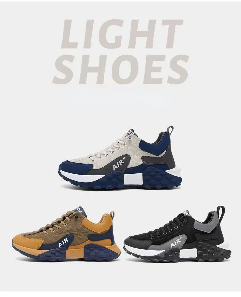 Men Sneakers Platform Men Shoes 2025 New Running Shoes for Men Luxury Brand Casual Vulcanized Shoes Comfortable Tenis Masculino