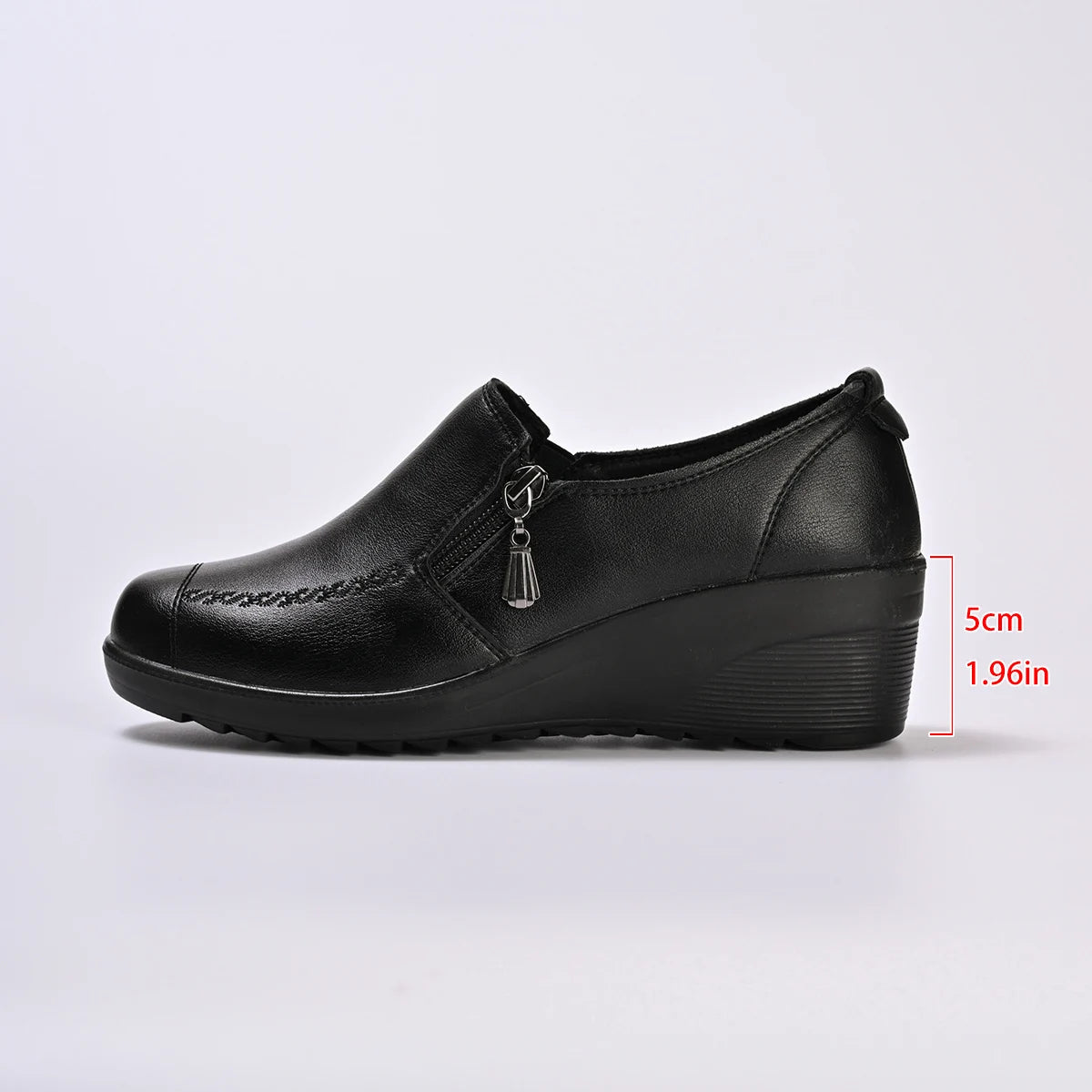 New Women's Shoes Fashion Womens High Heels Shallow Wedges Moms Shoes Summer Breathable Casual Shoes Zapatos