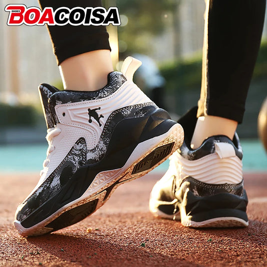 Children's Basketball Shoes for Boys Kids Sneakers Outdoor Non-slip Sports Running Child Girls Basket Trainer Shoes Walking Shoe