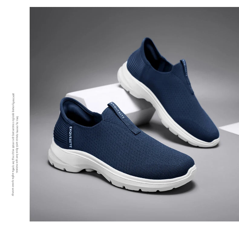 2025 Men's Walking Shoes Summer Fashion Casual Sneakers Outdoor Breathable Slip-on Comfortable Mans Shoes Zapatos Para Hombres