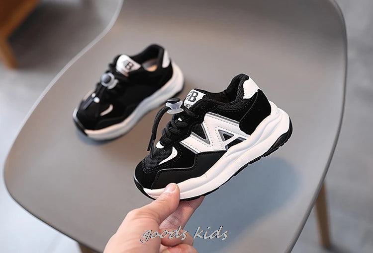 New Basket Kids Sneakers Boys Non-slip Shoes for Children Sneakers Girls Shoes Anti-slippery Leather Running Footwear Trainers