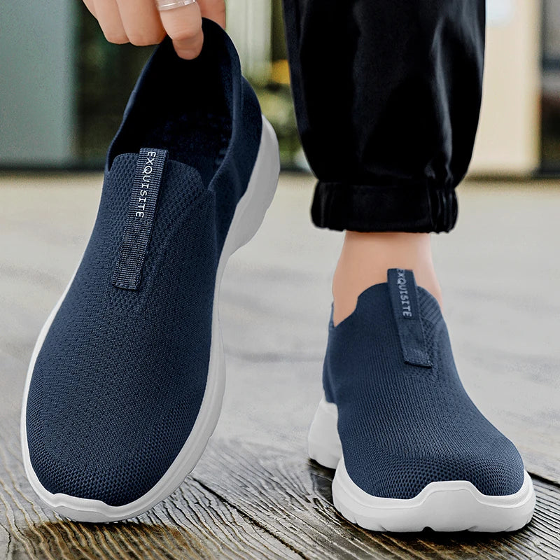 2025 Men's Walking Shoes Summer Fashion Casual Sneakers Outdoor Breathable Slip-on Comfortable Mans Shoes Zapatos Para Hombres