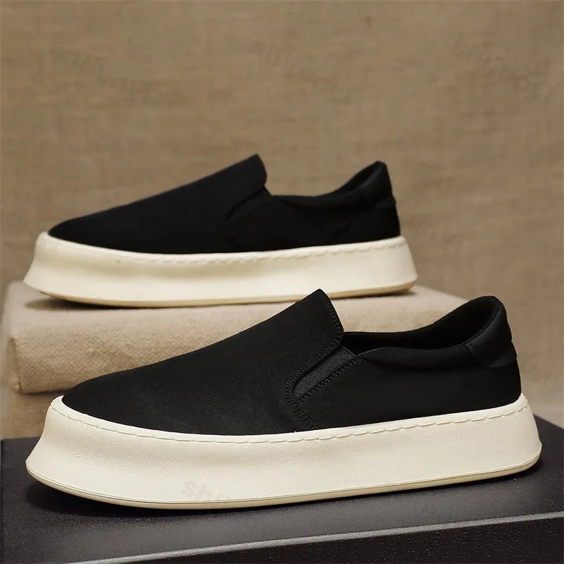 Men's Shoes Summer 2025 New Breathable Fashion Trend Versatile Casual Cloth Shoes Slip on Comfortable Lightweight Sport Sneakers