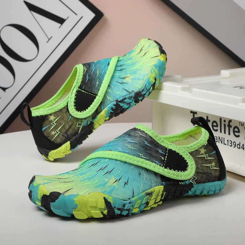 Kids Quick-Drying Shoes Anti Slip Wear-Resistant Cushioning Collision Prevention Soft Breathable Kids Quick-Drying Water Shoes