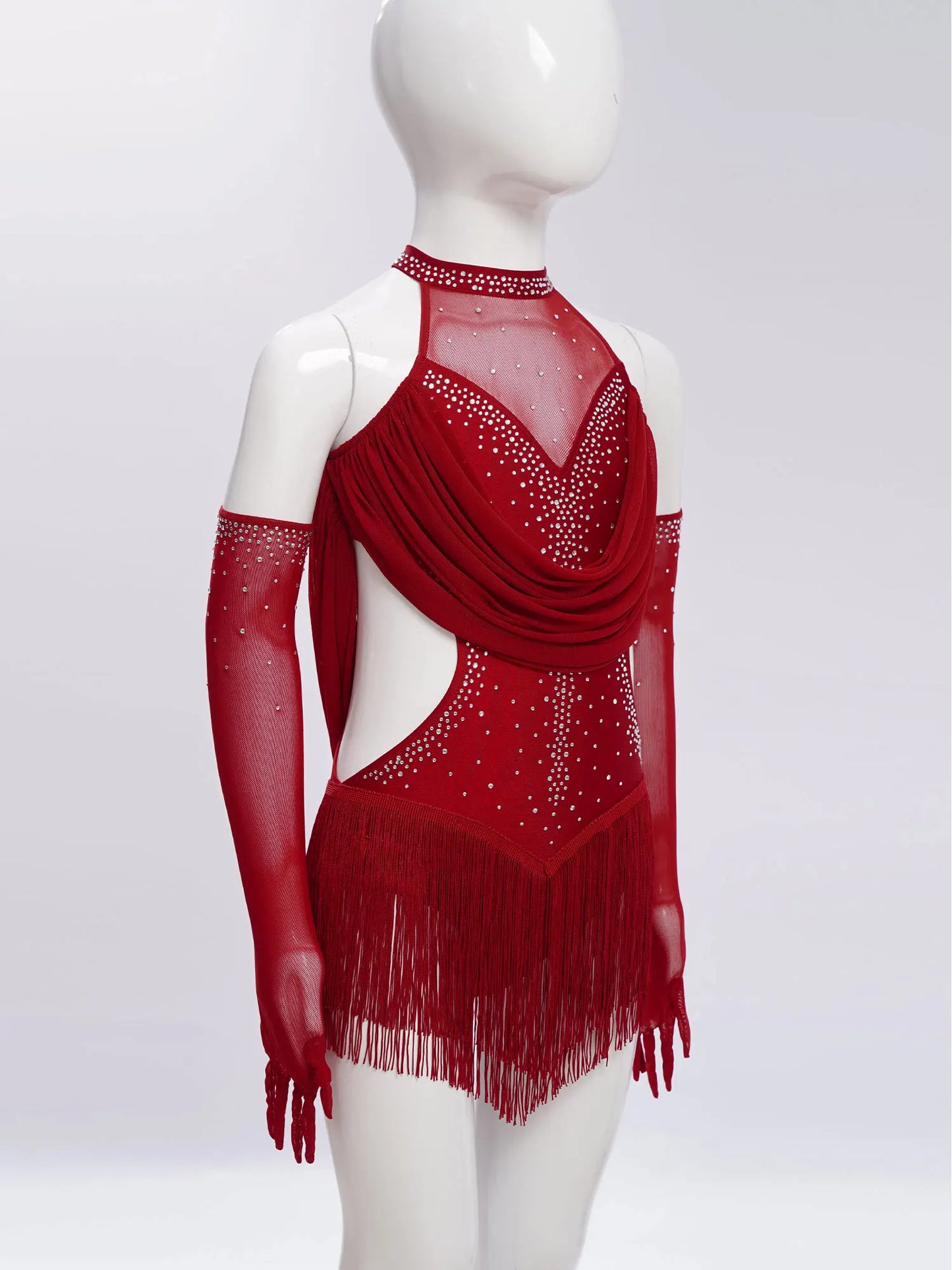 Kids Dance Dress for Girls Modern Contemporary Ballet Skirted Leotard Dress Lyrical Dance Costume Stage Ballerina Dancewear