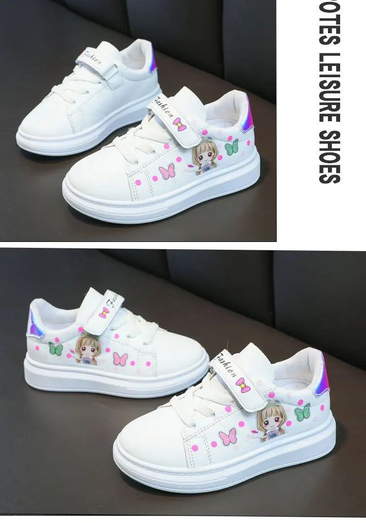 zapatillas Kid Shoe Kid Casual Shoe Spring 2023 New Kid sneakers Shoes Leather Upper Girl Shoe Kid Small White Shoes Board Shoes