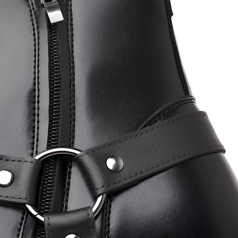 Men's Boots Fashion Designer Chelsea Boots Luxury High Quality Men Cowboy Boots Black Brown Zip Wedding Office Dress Shoes Male