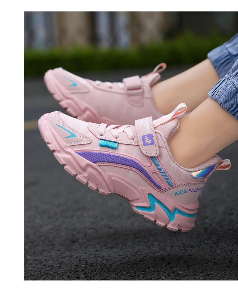 Kids Girls Shoes Running School Casual Sports Breathable Non-slip Sneakers Basketball Children Outdoor Walking Tennis All Season
