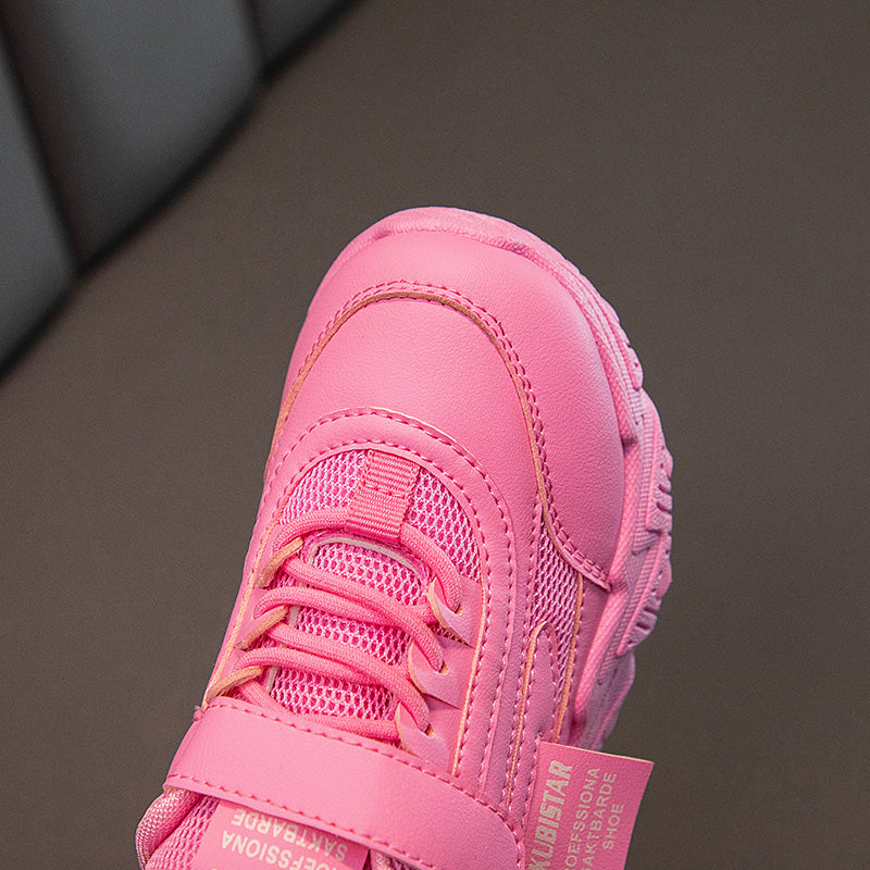 Kids Sports Shoes for Girls Boys Children Running Sneakers PU Soft School Casual Shoes Classic Fashion Anti-skid Spring Autumn