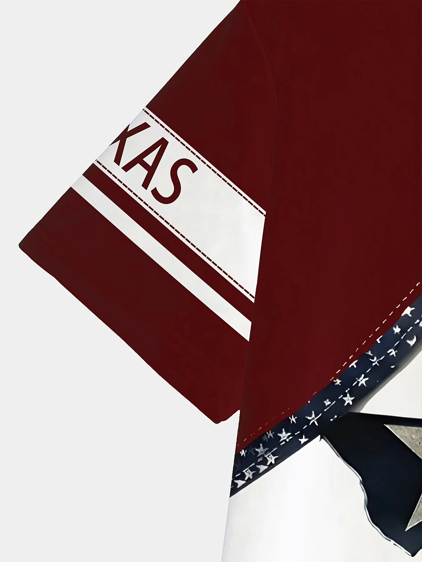 1pc Men'S Casual Novelty T-Shirt,Texas Flag Print,Crew Neck,Polyester Knit Fabric with Slight Stretch,Regular Fit