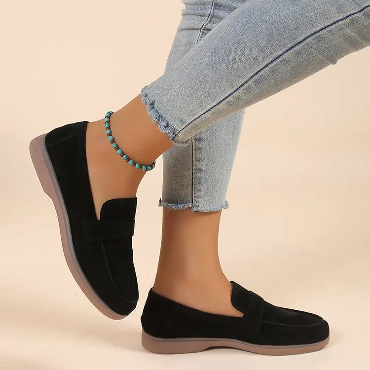 Women Work Shoes Comfortable for Work Autumn Fashion Women Casual Flat Shoes Plus Size 35-43 Non-slip Platform Zapatos De Mujer