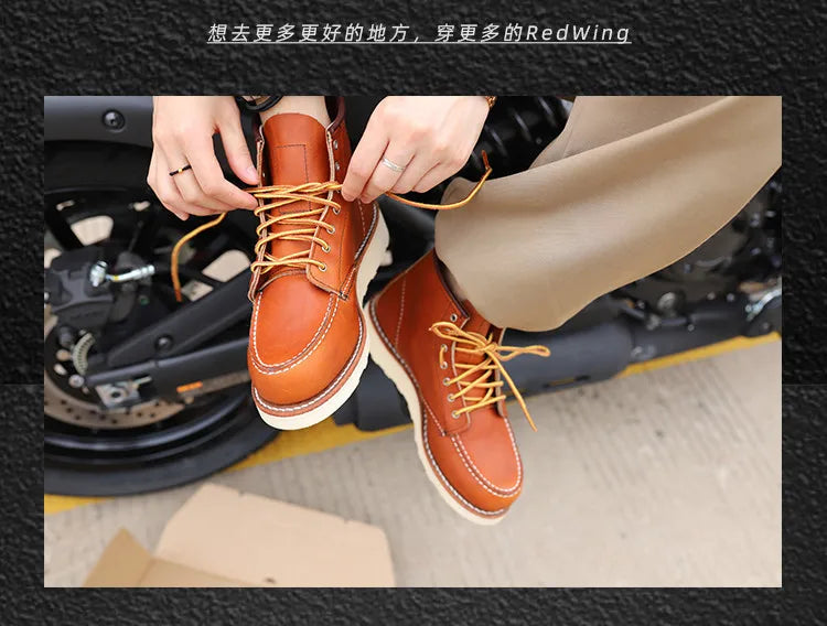 Men's Boots Men's Shoes Square Toe Wine Red Plush and Thick Leather Boots Work Clothes Shoes  Platform Boots Sneakers Boots Men