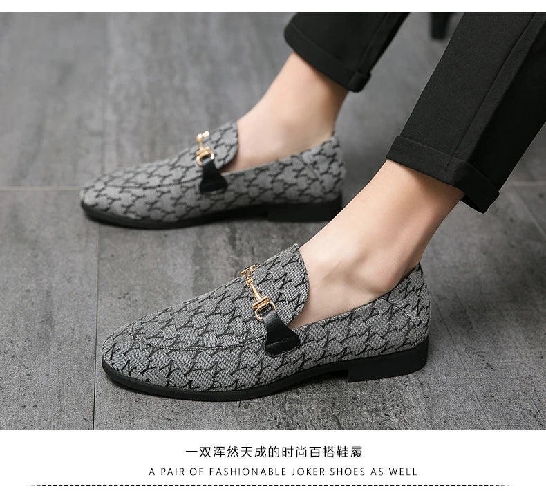 2025 Classic Luxury Man Moccasin Shoes Fashion Designer Men Loafers Comfortable Flat Shoes Slip On Casual Dress Shoes For Men