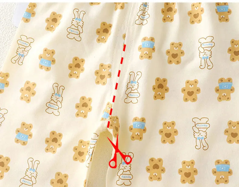 Children's Sets Cotton Kids Clothes short Sleeve Home  Sleepwear Children's Clothing Boy Girl Spring and summer Tops Pants Suits