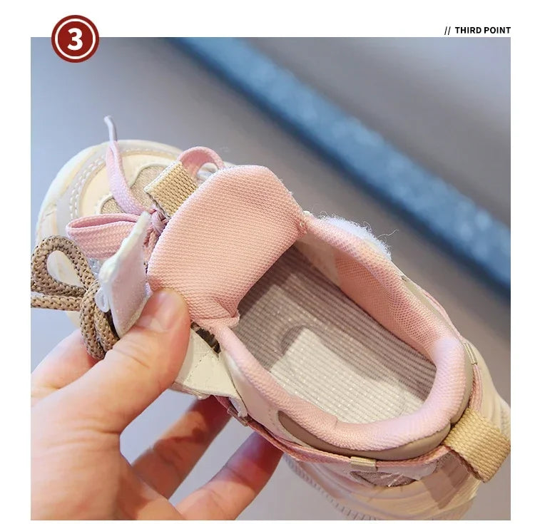 Kids Sneakers for Girls Fashion Sports Shoes for Toddlers Breathable Non-slip Children School Running Shoes for Boys Versatile