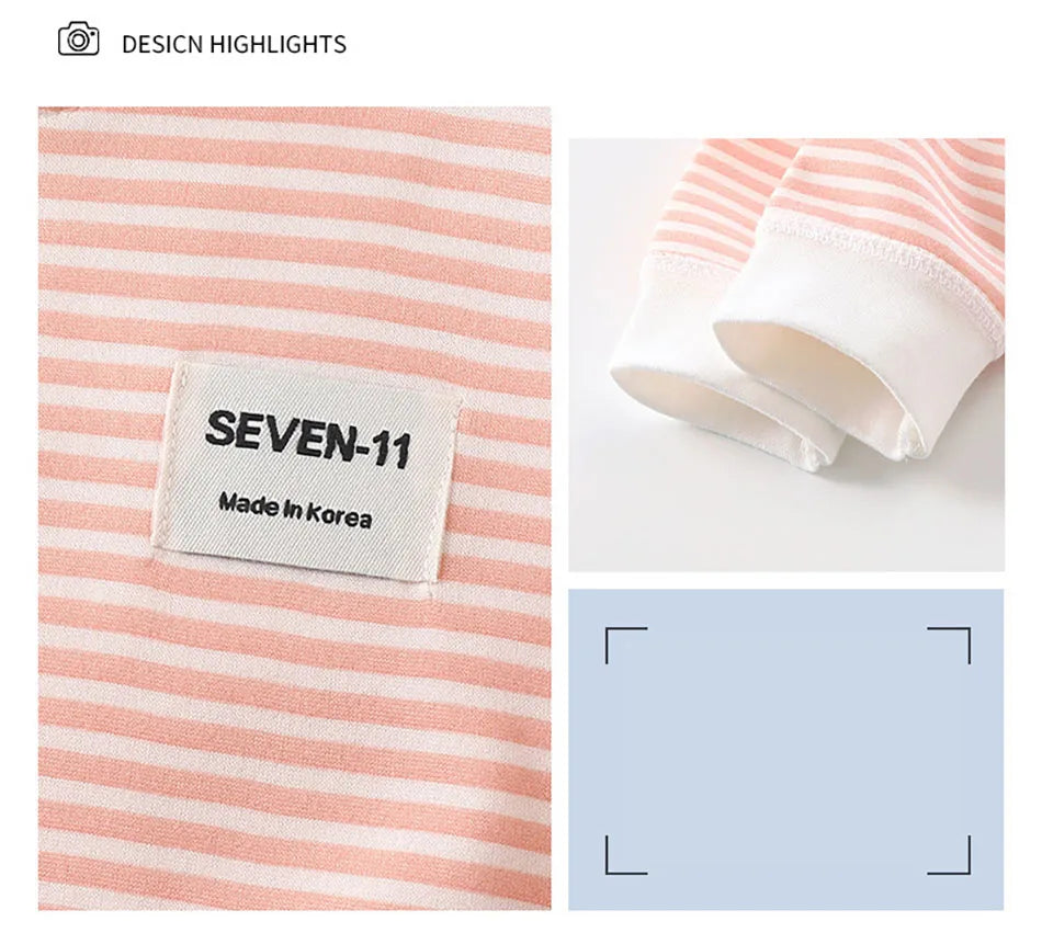 Thickened Plush Fleece Lined Children Thermal Homewear Underwear Warmth and Comfortable Set Unisex Suitable Kids in Cold Seasons