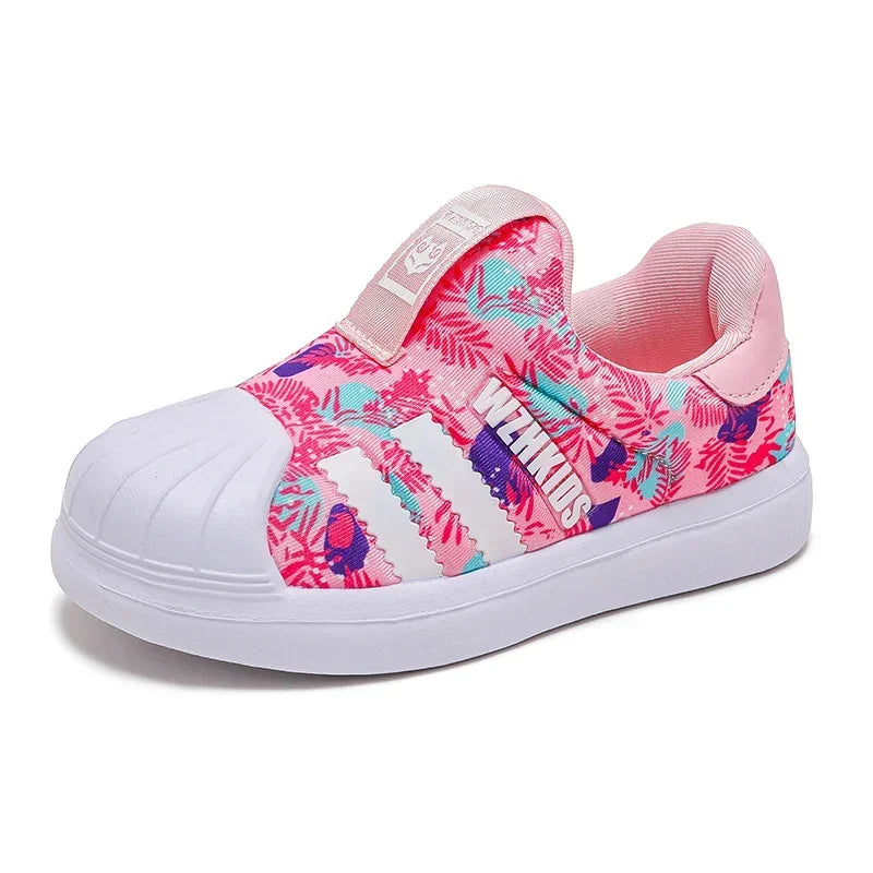 Kids Toddler Board Shoes 2025 Summer Soft Sole Fashion Spring Children's Sneakers Casual Baby Boys Girls Small White Shoes