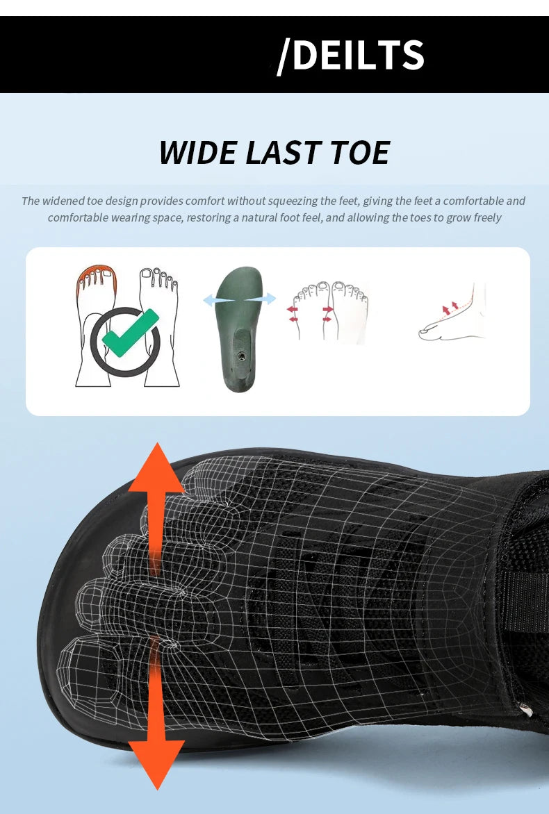 Kid Wide Width Barefoot Shoes | Boys/Girls Minimalist Elastic Opening Sneakers| Flexible- Zero Drop Sole Outdoor Children Shoes