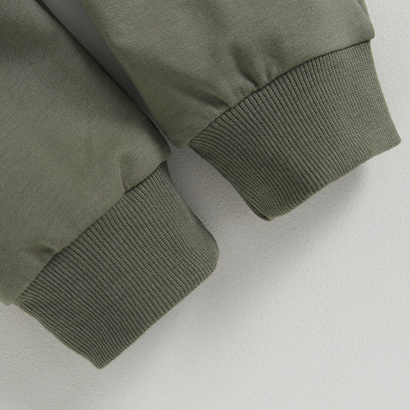 visgogo 0-3Years Baby Boys Clothes 2Pcs Fall Winter Outfits Long Sleeve Contrast Color Pullover Tops and Pants Toddler Tracksuit