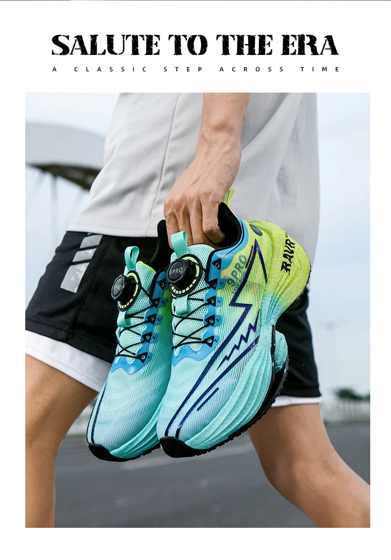 2025 New Men's Running Shoes Cushioning Carbon Plate Racing Marathon Athletic Shoes Comfortable Non-slip Sports Tennis Shoes