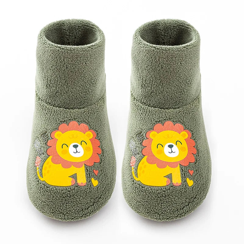 Baby Socks Shoes Infant Cute Cartoon Kids Boy Shoes Soft Rubber Sole Child Floor Sneaker BeBe Booties Toddler Girls First Walker