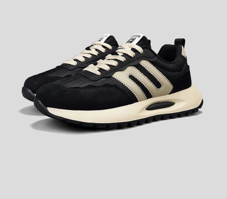 Men's shoes with a high-end feel, 2025 new trendy brand, spring and autumn season, teenage student sports running shoes, stylish